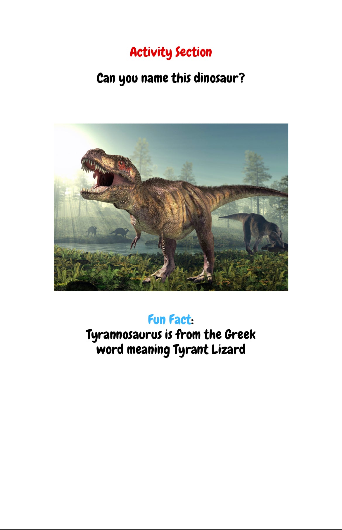 The Boy Who Dreamed of a Dinosaur