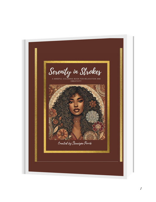 Serenity in Strokes: A mindful coloring book for relaxation and creativity